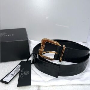 Versace Medusa heritage leather belt 95 38